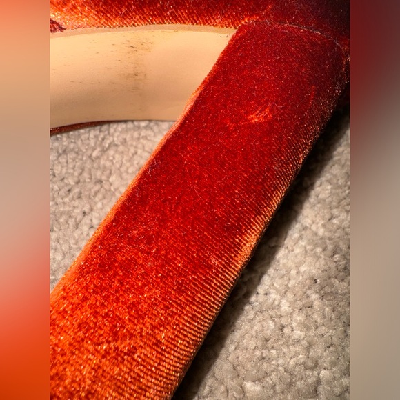 crush velvet orange edit Steve madden booties - Picture 10 of 10